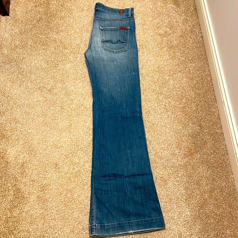 7 for mankind ginger flare/bootcut jeans. Gently used. Size 30.